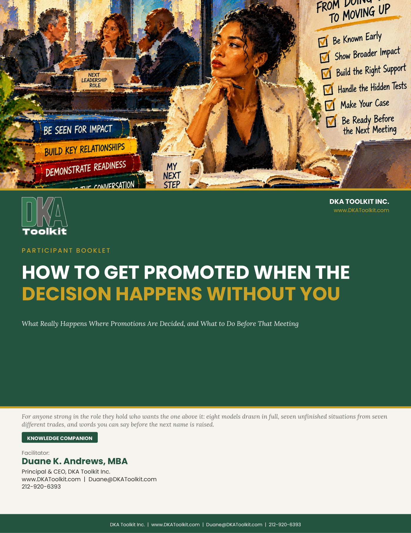 How to Get Promoted When the Decision Happens Without You Participant Booklet