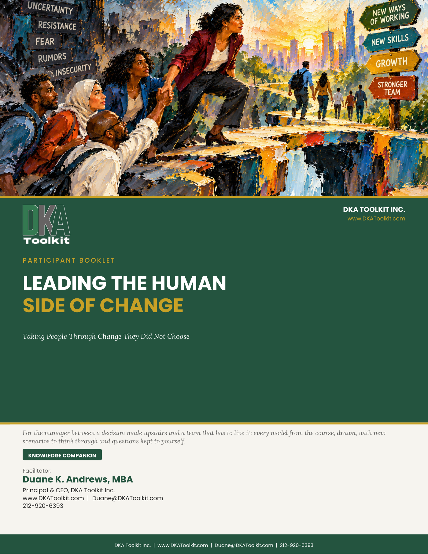 Leading the Human Side of Change Participant Booklet