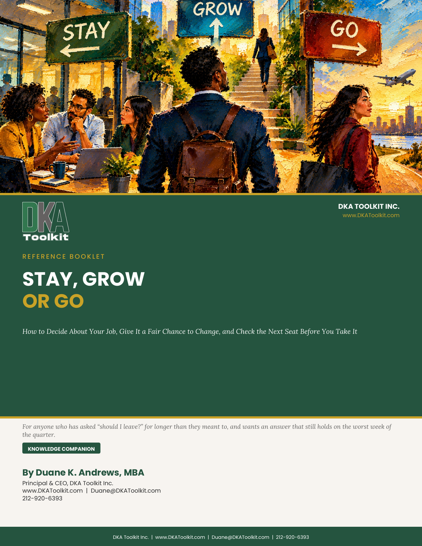Stay, Grow or Go Participant Booklet